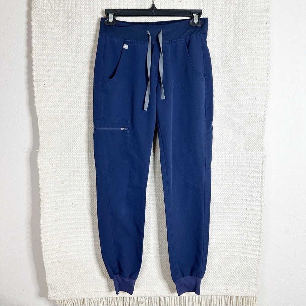 FIGS navy blue Zamora joggers scrub pants XXS